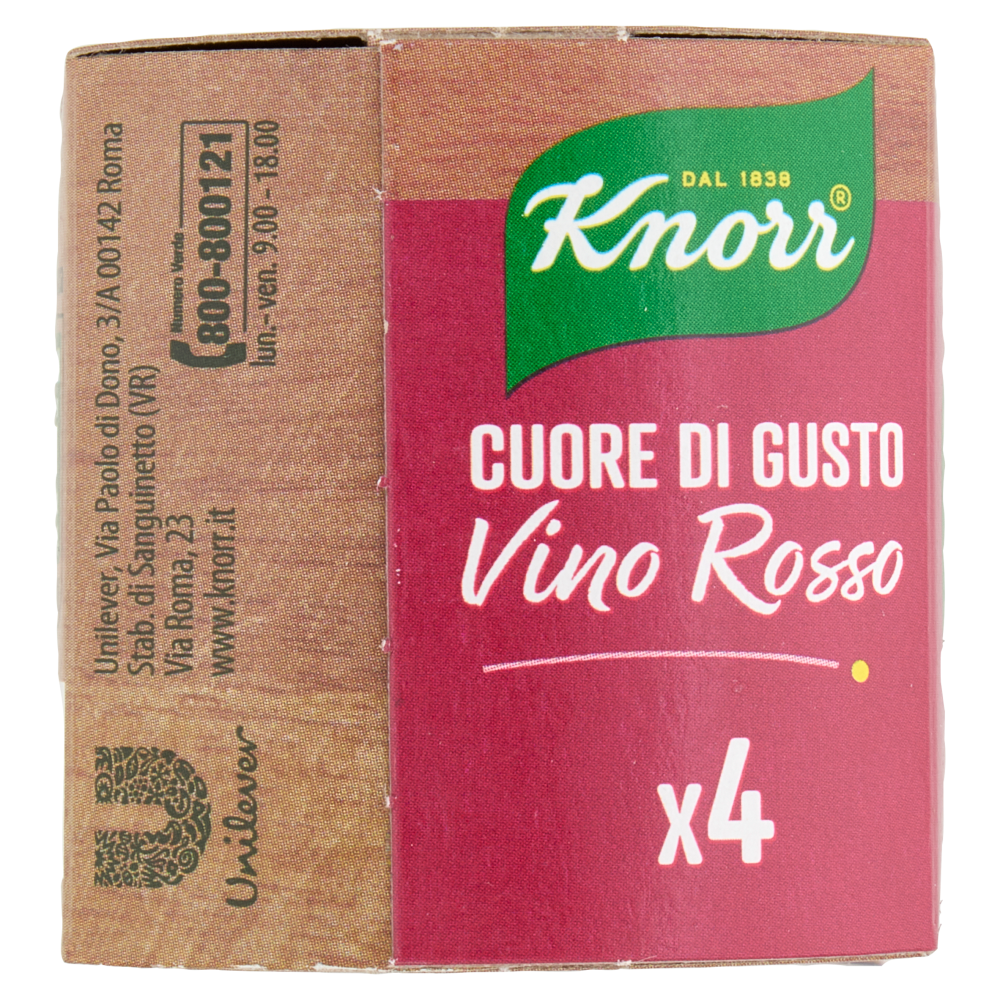 Knorr Cuore di Gusto Vino Rosso 4 x 26 g