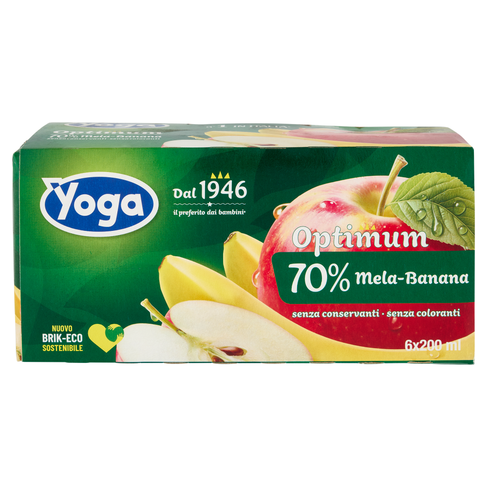 Yoga Optimum 70% Mela-BAnana 6 x 200 ml