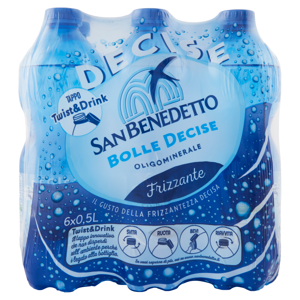 San Benedetto Oligominerale Benedicta Frizzante 6 x 0,5 L