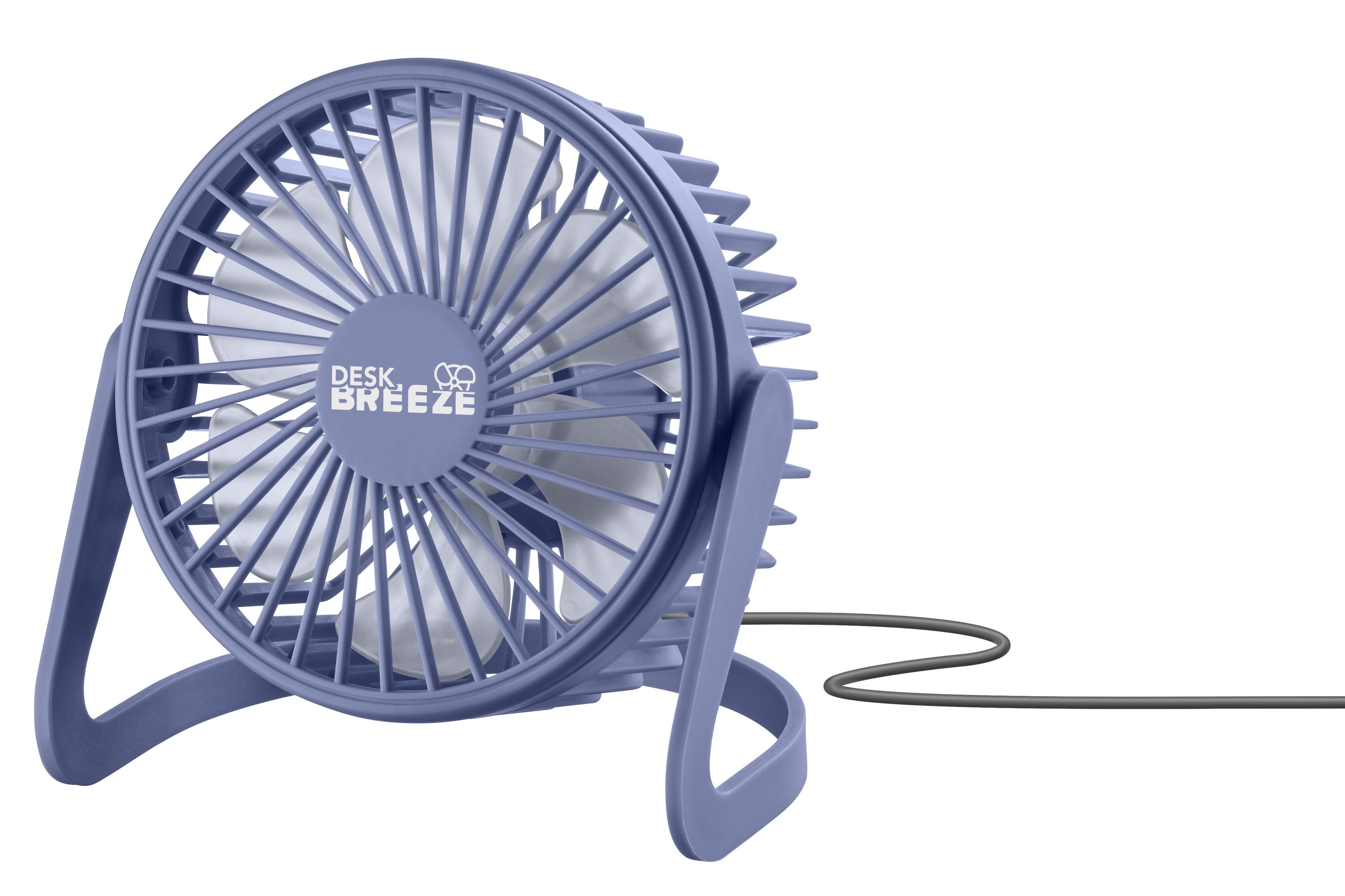 Tech Pop Desk Breeze Ventilatore portatile con cavo usb integrato