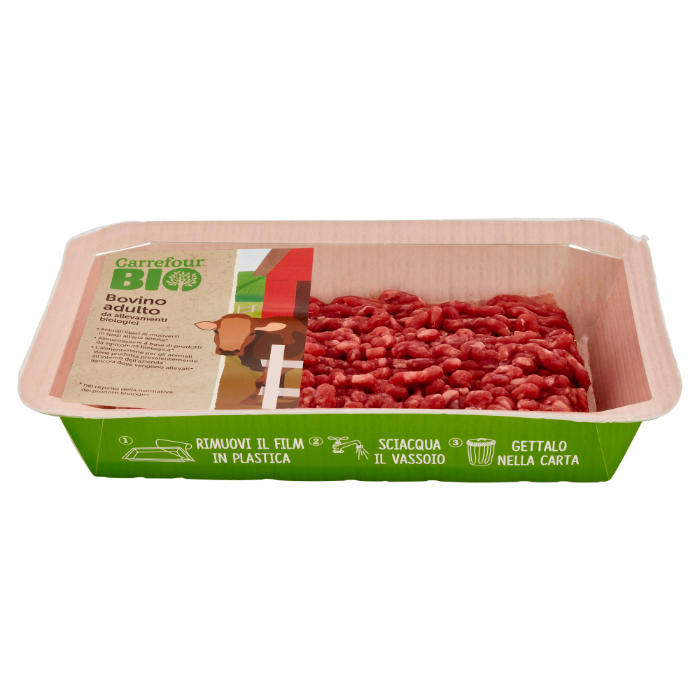 Carrefour Bio Macinato di Bovino Bio 0,360 kg