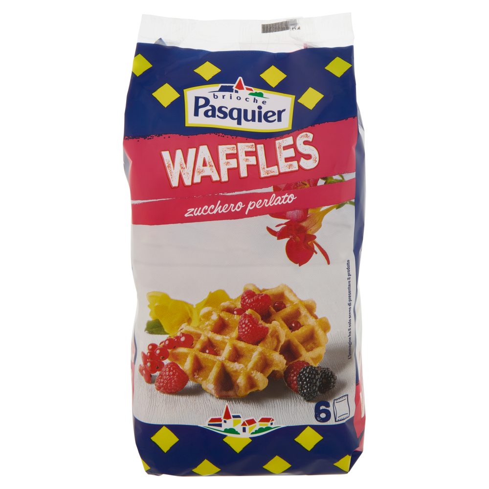 Brioche Pasquier Waffles zucchero perlato 6 x 40 g