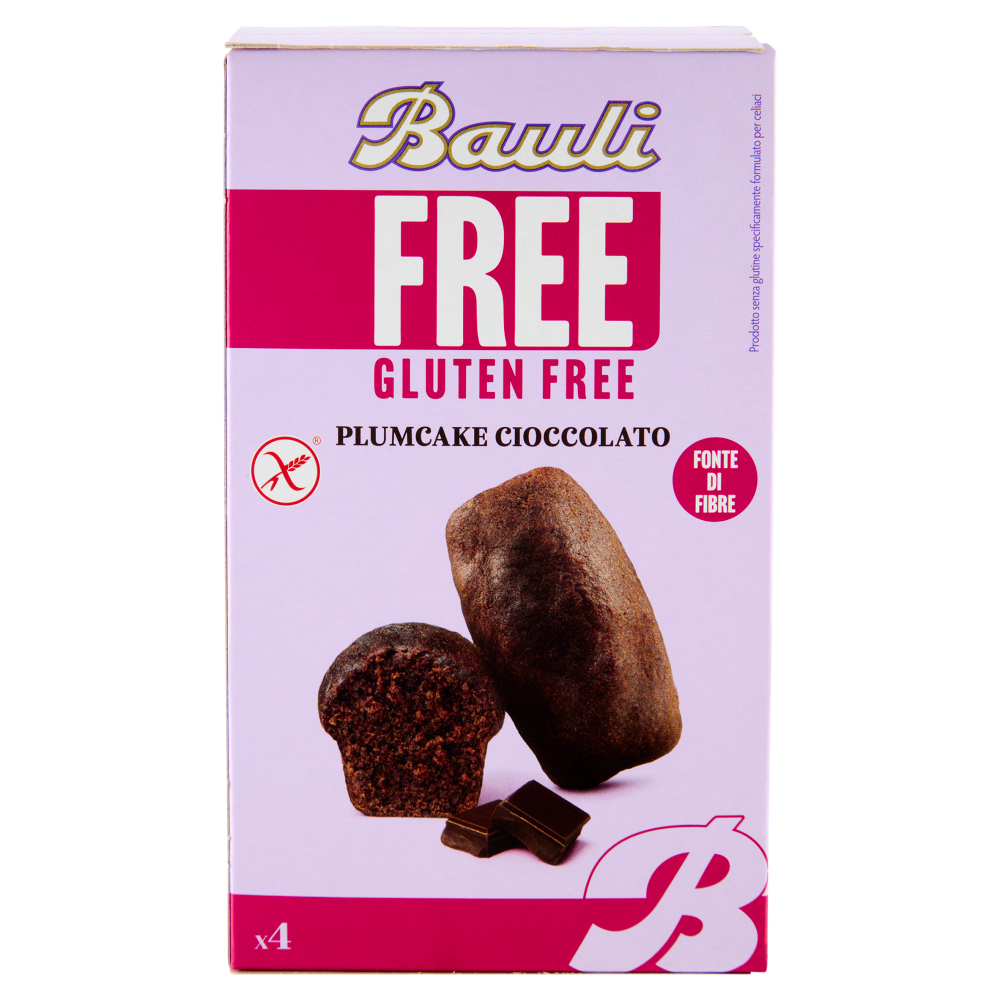 Bauli Free Gluten Free Plumcake Cioccolato 4 x 33 g
