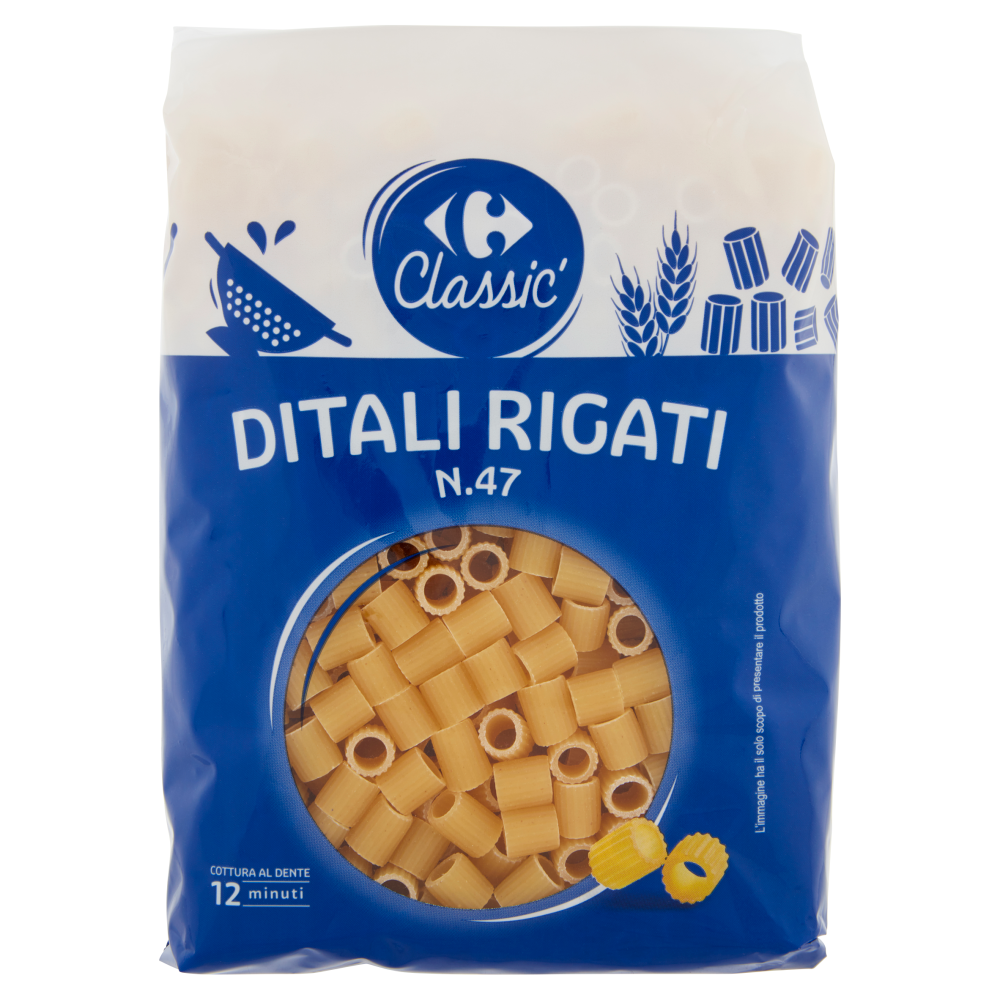 Carrefour Classic Ditali Rigati N.47 500 g