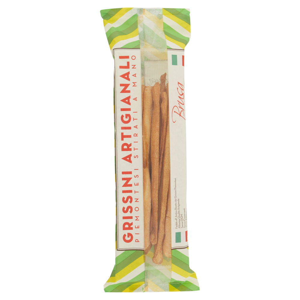 Brusa Grissini Artigianali Piemontesi Stirati a Mano 200 g