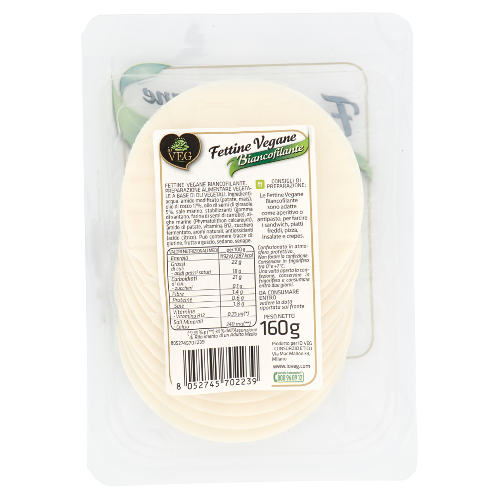 io VEG Fettine Vegane Biancofilante 160 g