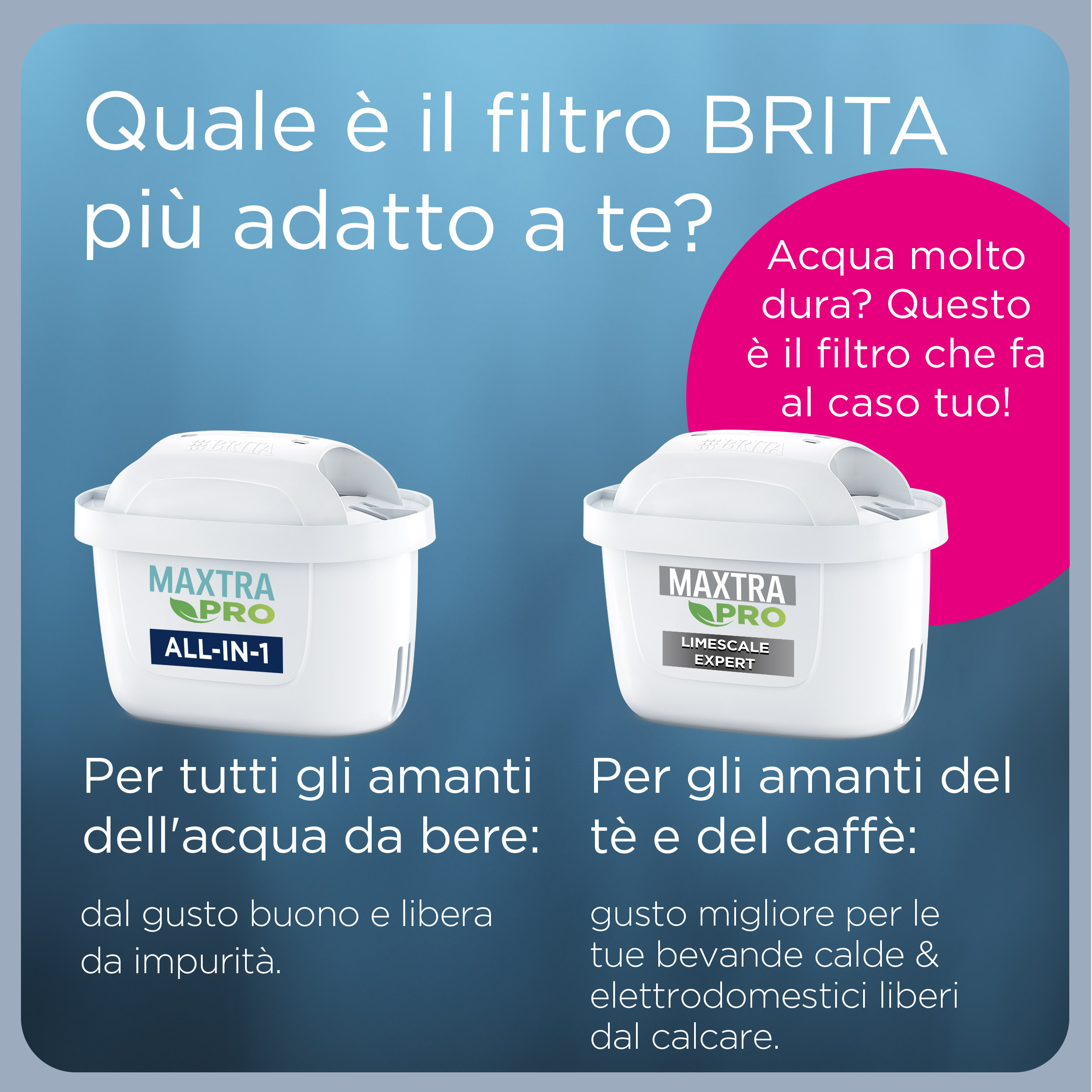 Brita Caraffa filtrante vetro (2.5L) incl. 1x filtro MAXTRA PRO All-in-1 che riduce cloro, calcare, PFAS e metalli - Caraffa premium