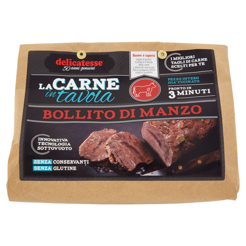 delicatesse La Carne in tavola Bollito di Manzo 500 g