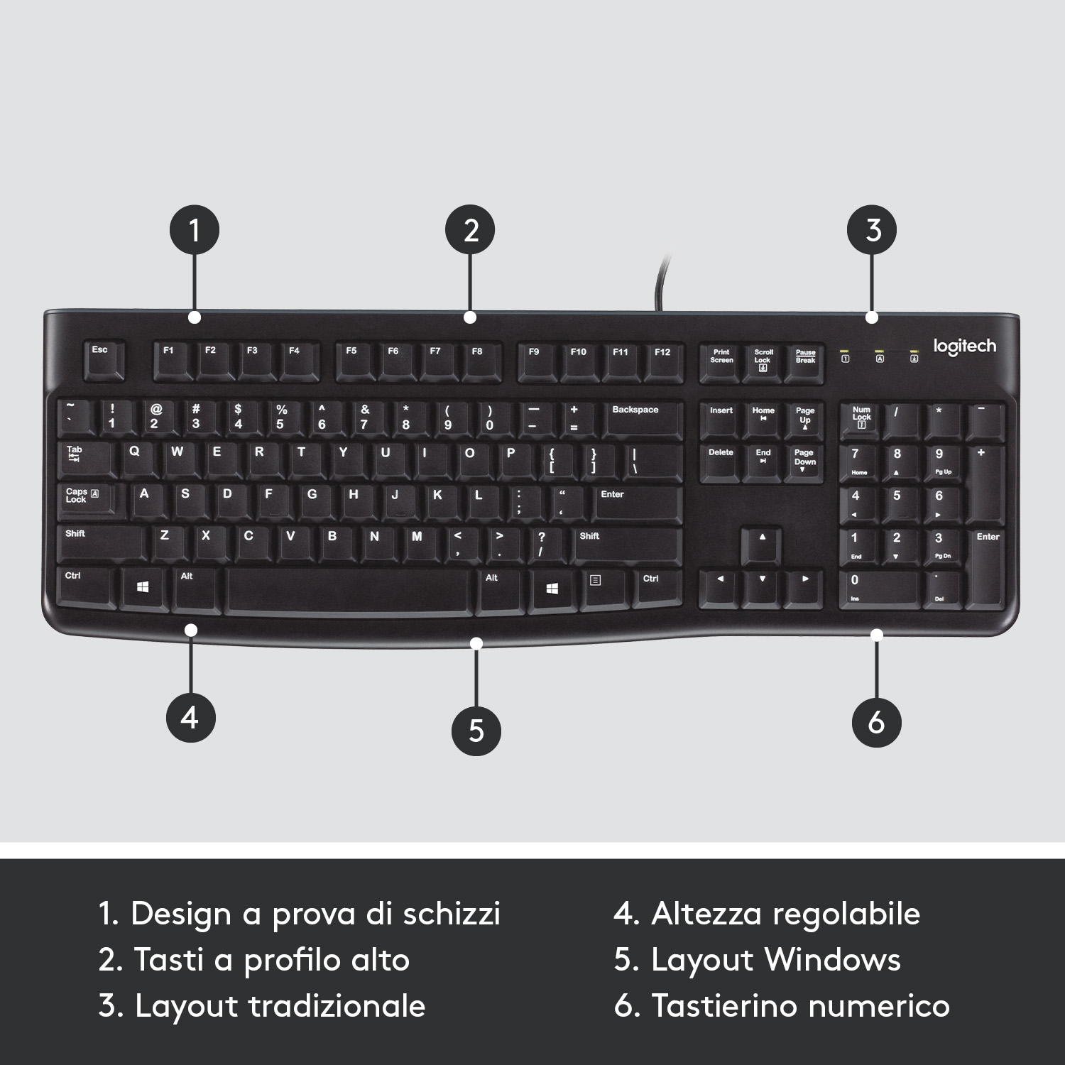 Logitech K120