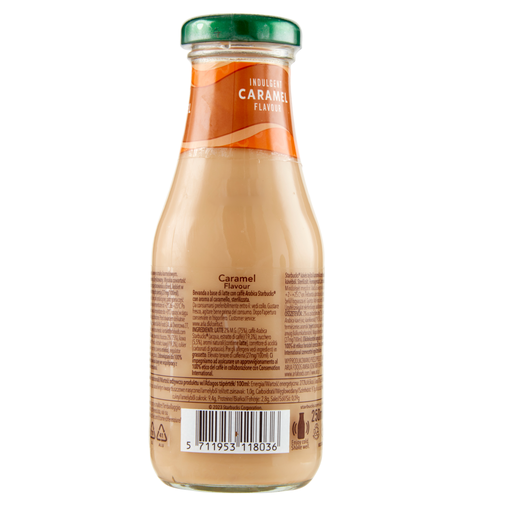 Starbucks frappuccino Coffee Drink Indulgent Caramel Flavour 250 ml
