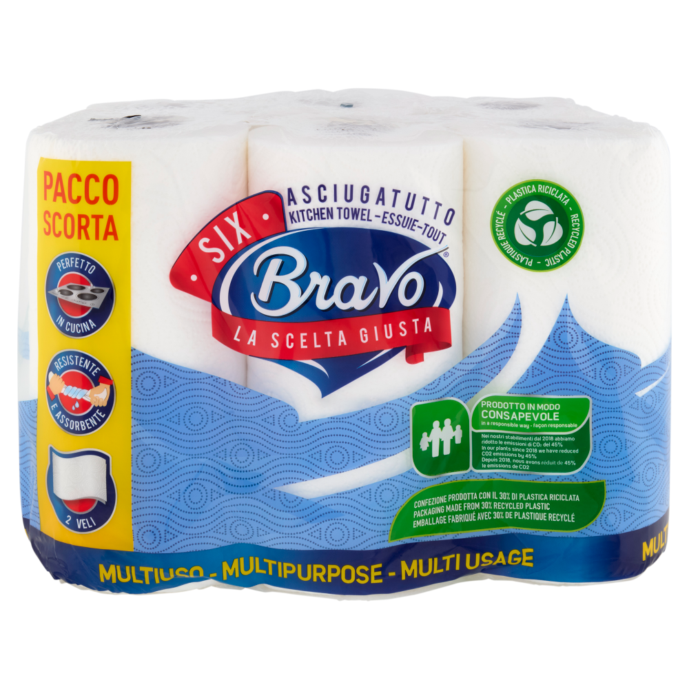 Bravo Six Asciugatutto 6 pz