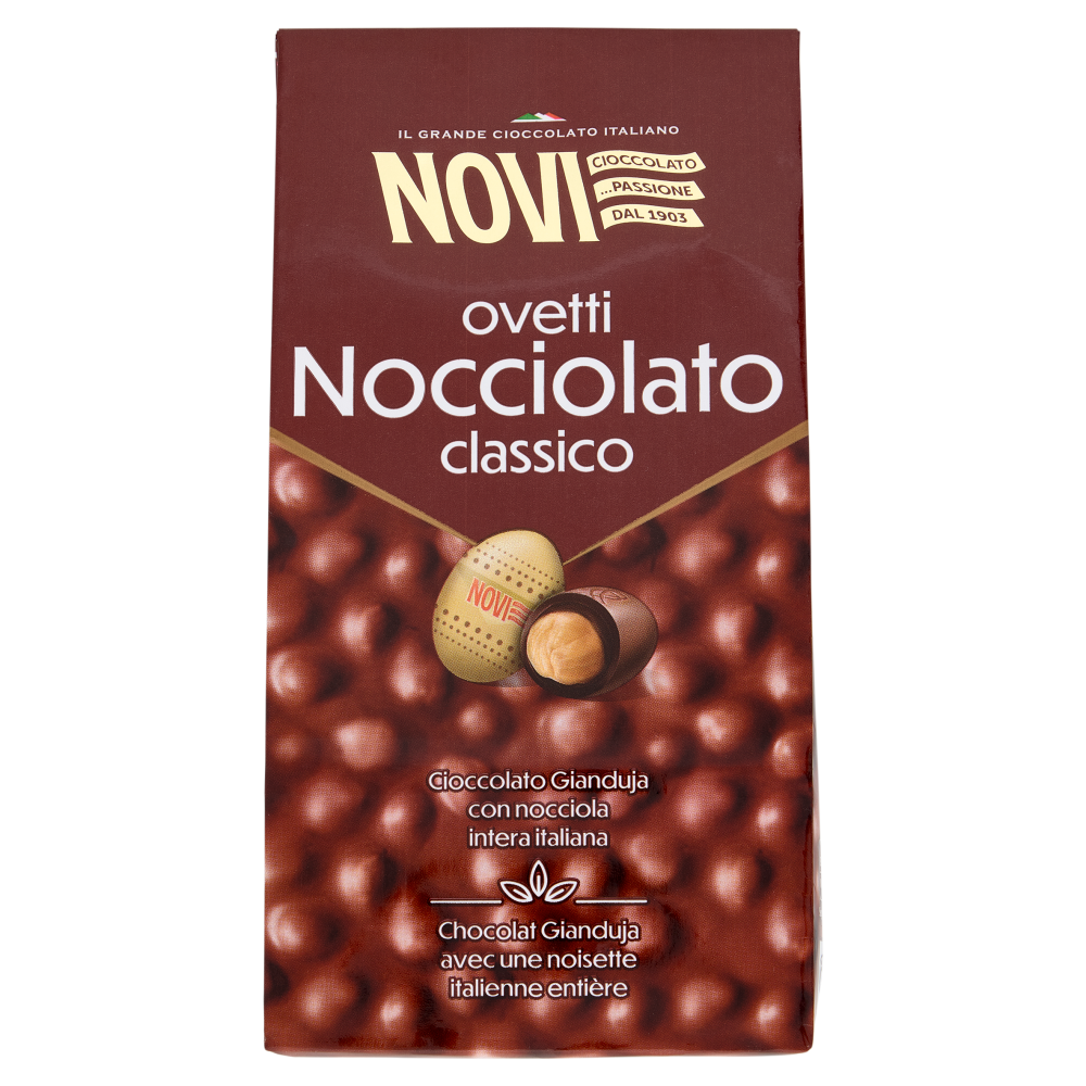 Novi ovetti Nocciolato classico Cioccolato Gianduja 160 g