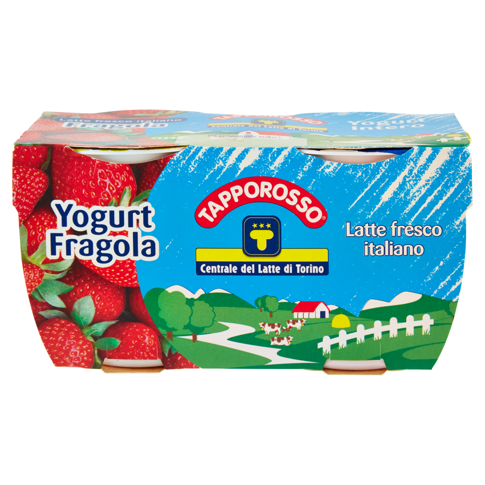 Centrale del Latte di Torino Tapporosso Yogurt Fragola 2 x 125 g