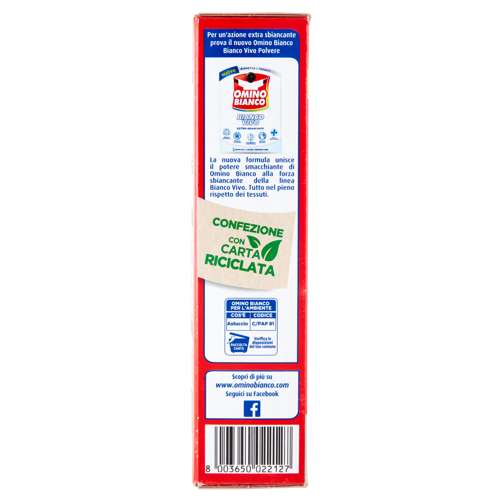 Omino Bianco Additivo Smacchiante Polvere 500 g