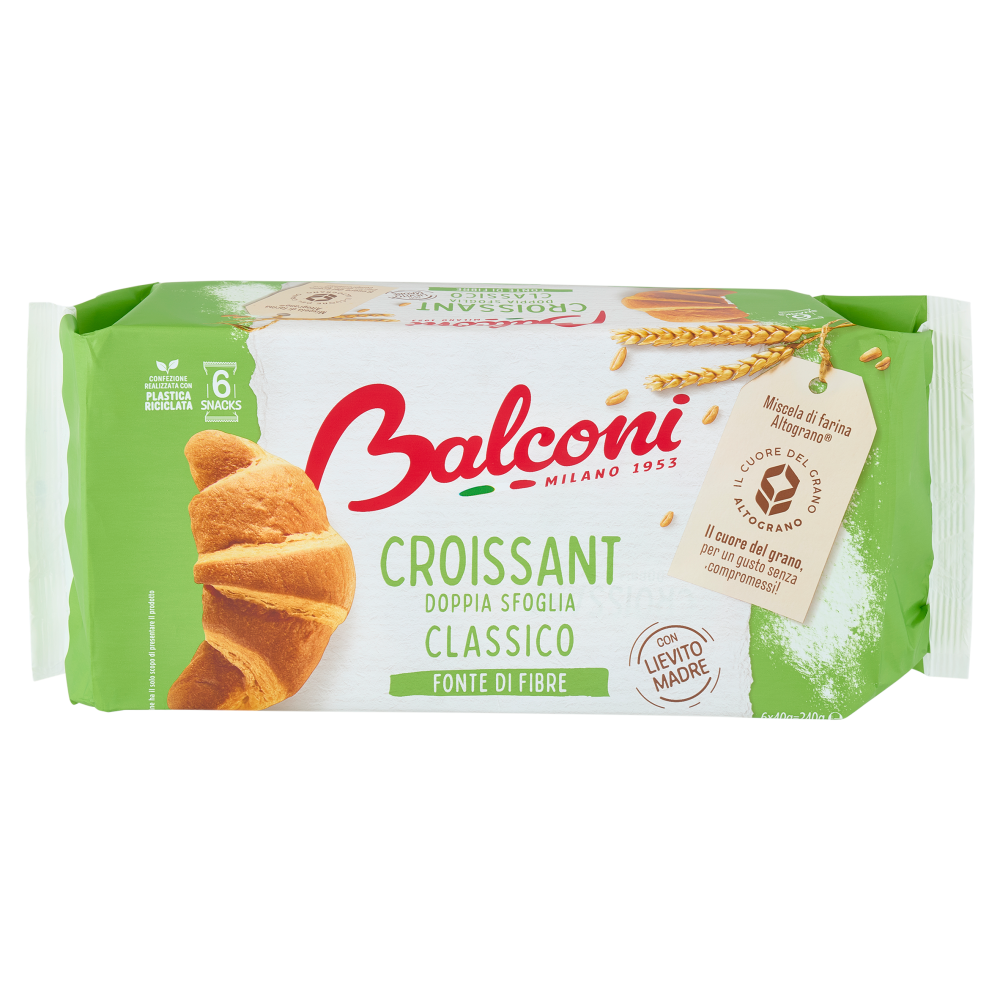 Balconi Croissant Doppia Sfoglia Classico 6 x 40 g