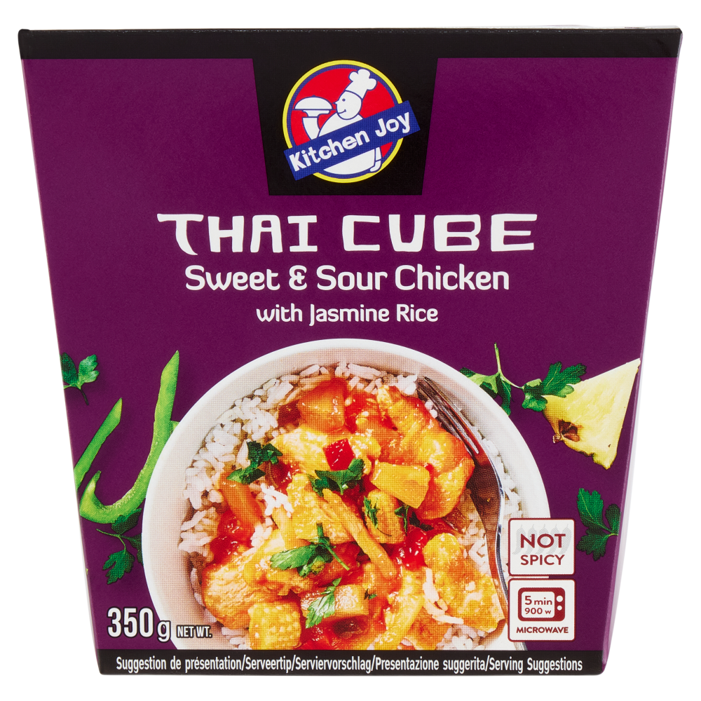 Kitchen Joy Thai Cube Sweet & Sour Chicken with Jasmine Rice 350 g