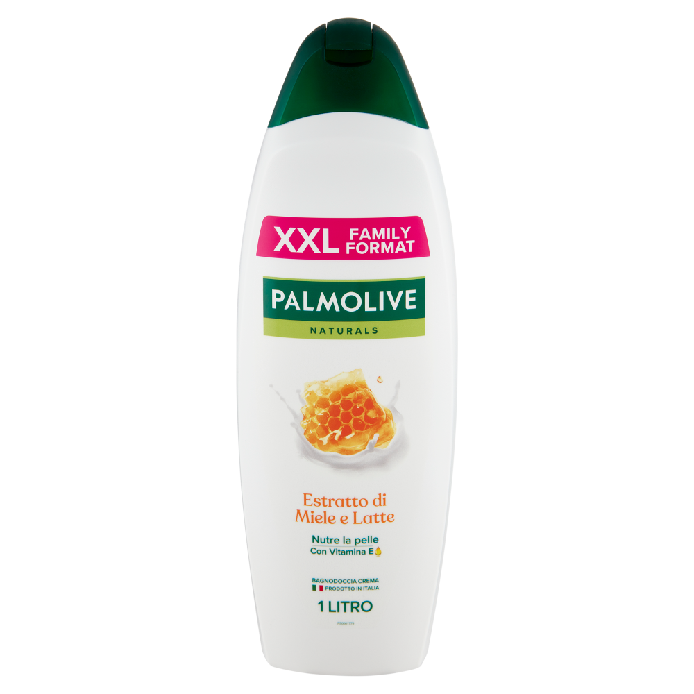 Palmolive bagnoschiuma Naturals Miele e Latte idratante 1 L