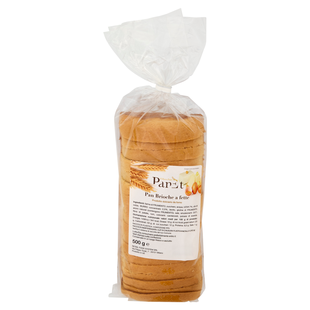 PanEt Pan Brioche a fette 500 g