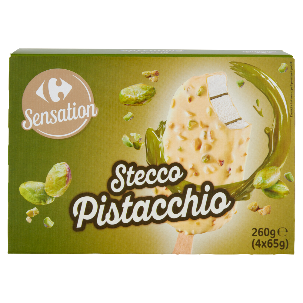 Carrefour Sensation Stecco Pistacchio 4 x 65 g