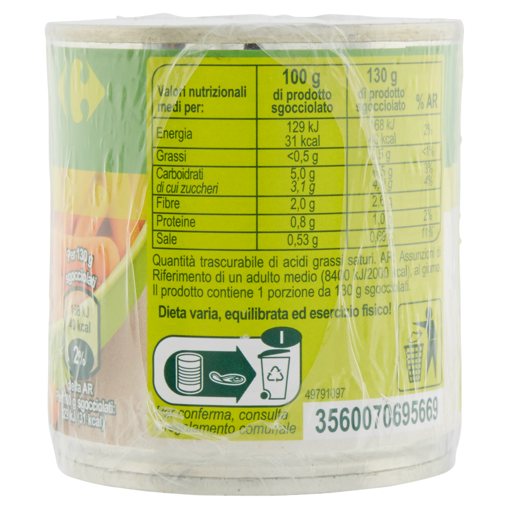 Carrefour Carote Extra Fini 3 x 200 g