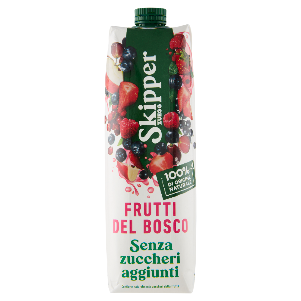 Zuegg Skipper Frutti del Bosco Senza zuccheri aggiunti 1000 ml