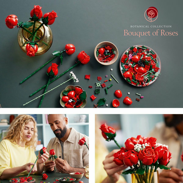 LEGO Botanicals Bouquet di rose