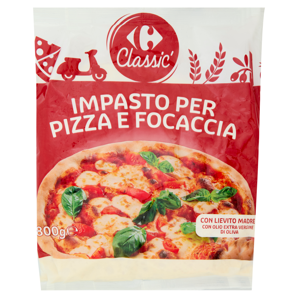 Carrefour Classic Impasto per Pizza e Focaccia 800 g