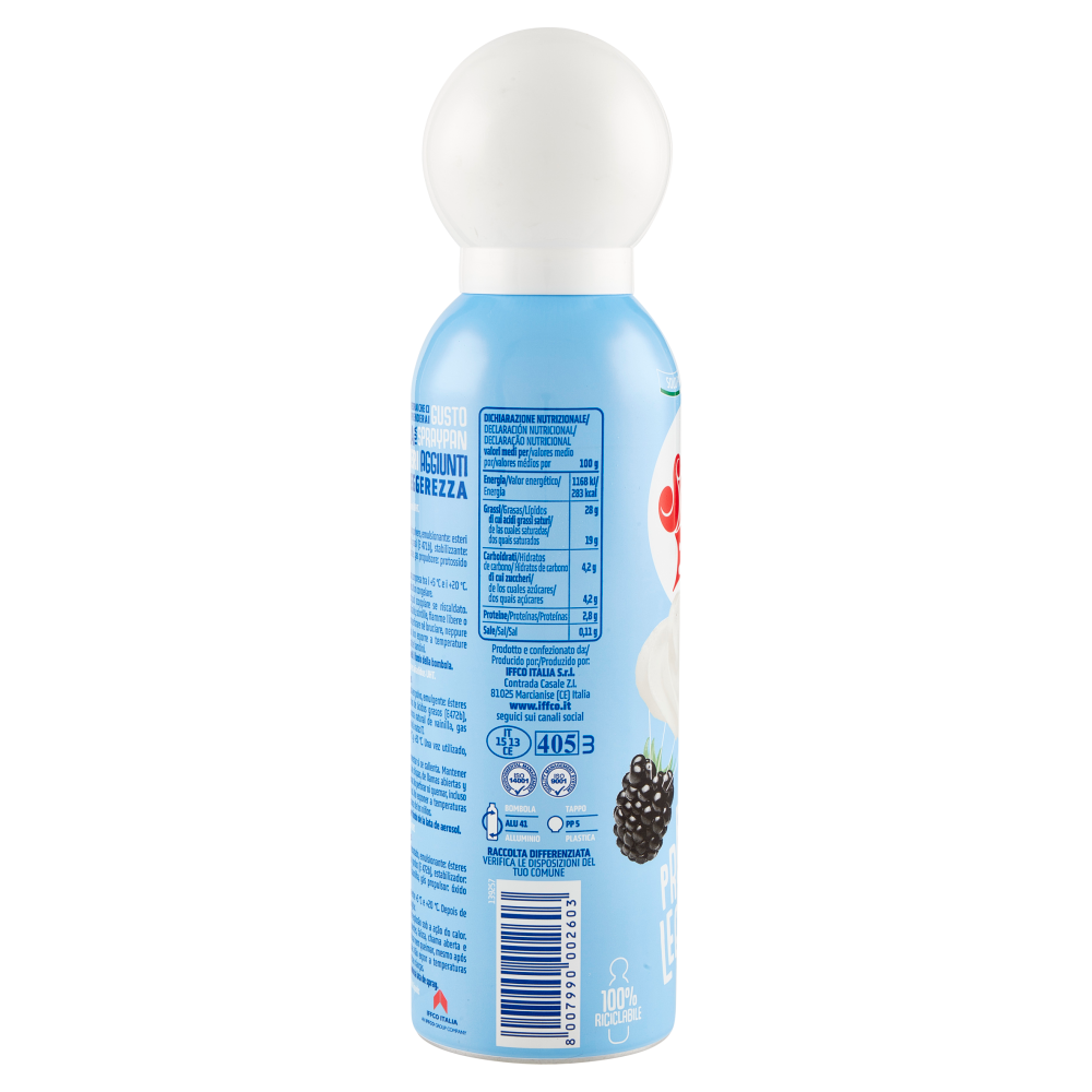Spray Pan la Panna Zero Zuccheri Aggiunti 200 g