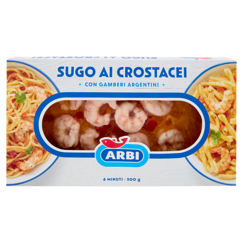 Arbi Sugo ai Crostacei con Gamberi Argentini 300 g