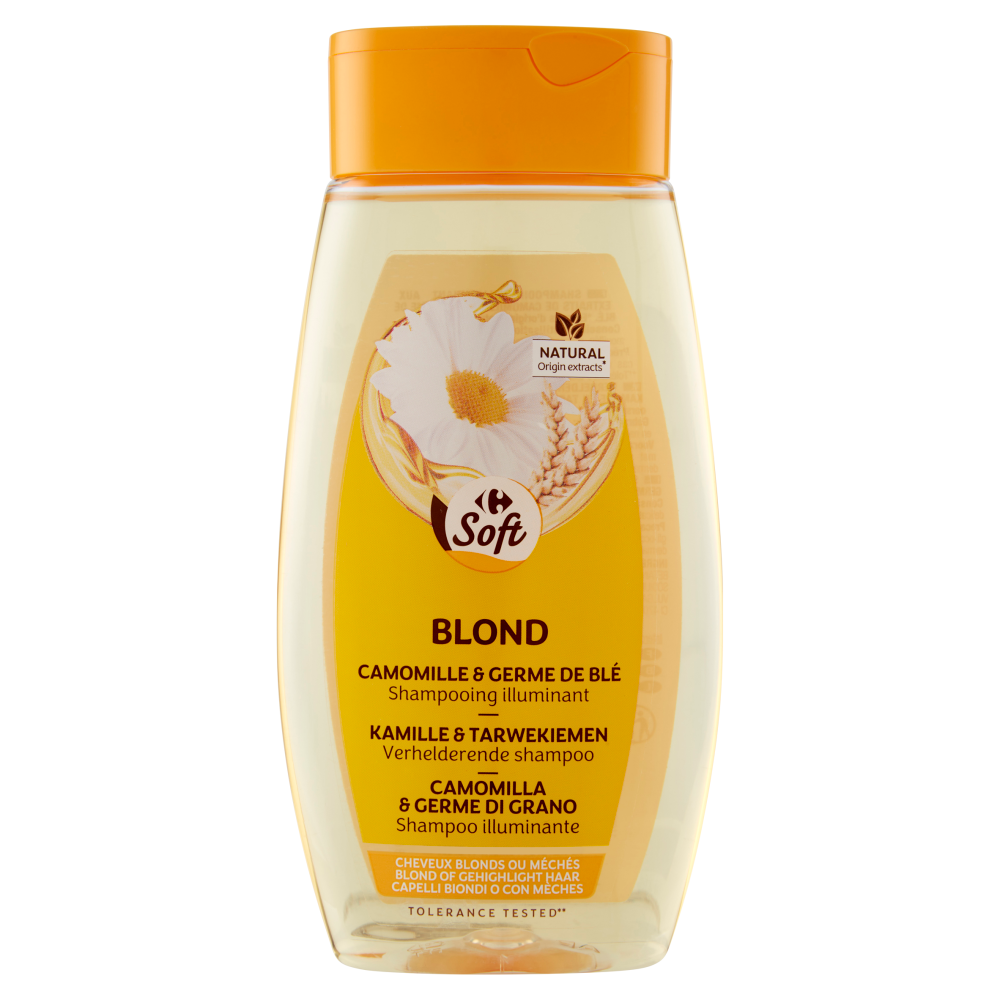 Carrefour Soft Blond Camomilla & Germe di Grano Shampoo illuminante 250 ml
