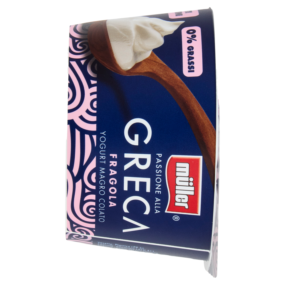 m&uuml;ller Passione alla Greca Yogurt Magro Colato Fragola 150 g