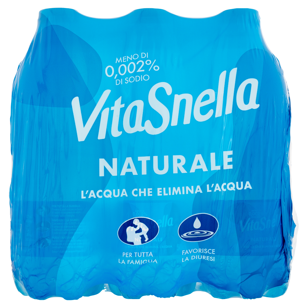 Vitasnella Naturale 6 x 0,5 L