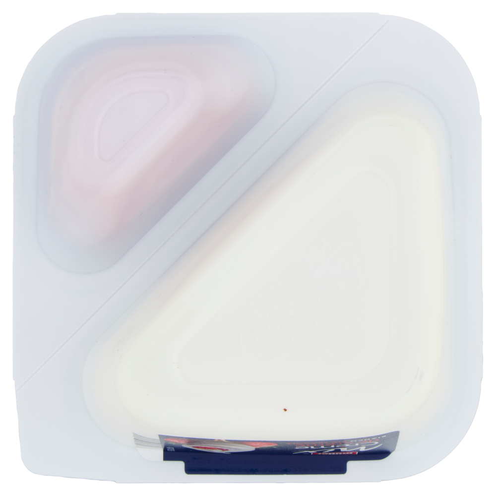 m&uuml;ller Mix Cr&egrave;me de cr&egrave;me Bianco Extra Cremoso Pi&ugrave; Fragole 140 g