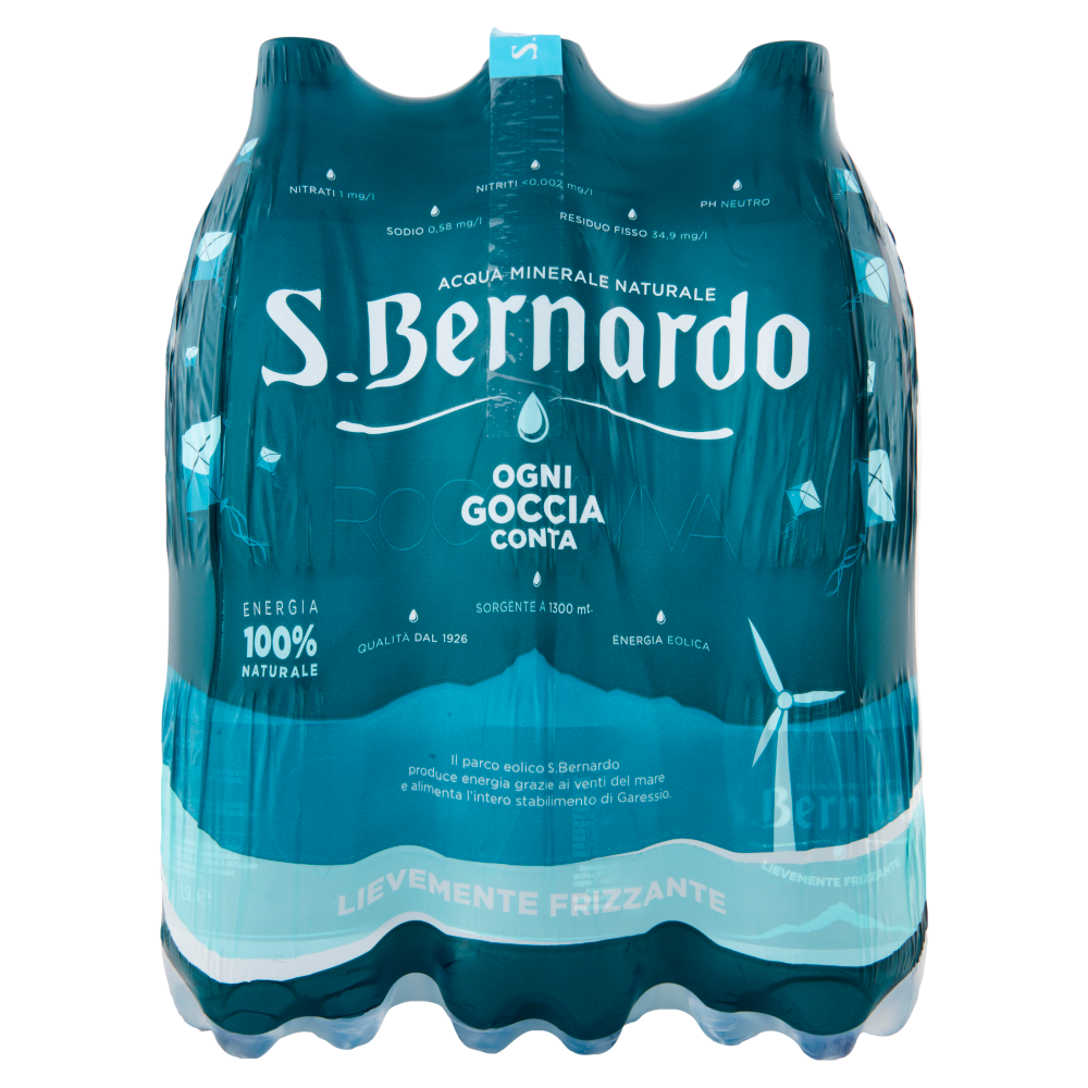 S.Bernardo Rocciaviva Lievemente Frizzante 6 x 1,5 L