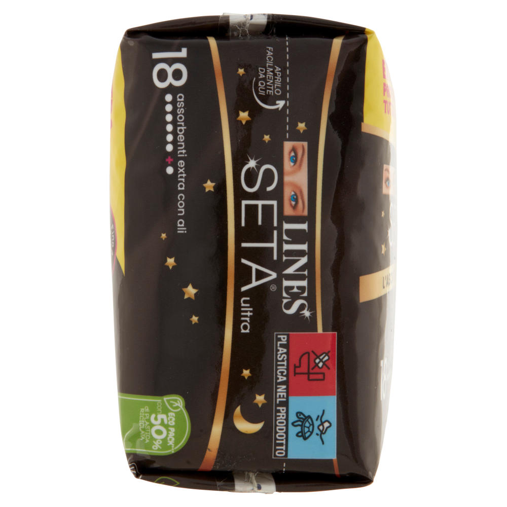 Lines Seta ultra extra con ali 18 pz