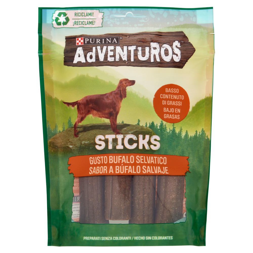 PURINA ADVENTUROS Sticks Bufalo Selvatico 120 g