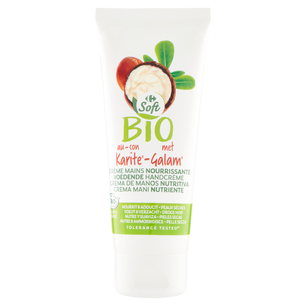 Carrefour Bio Soft Crema Mani Nutriente con Karite* 75 ml