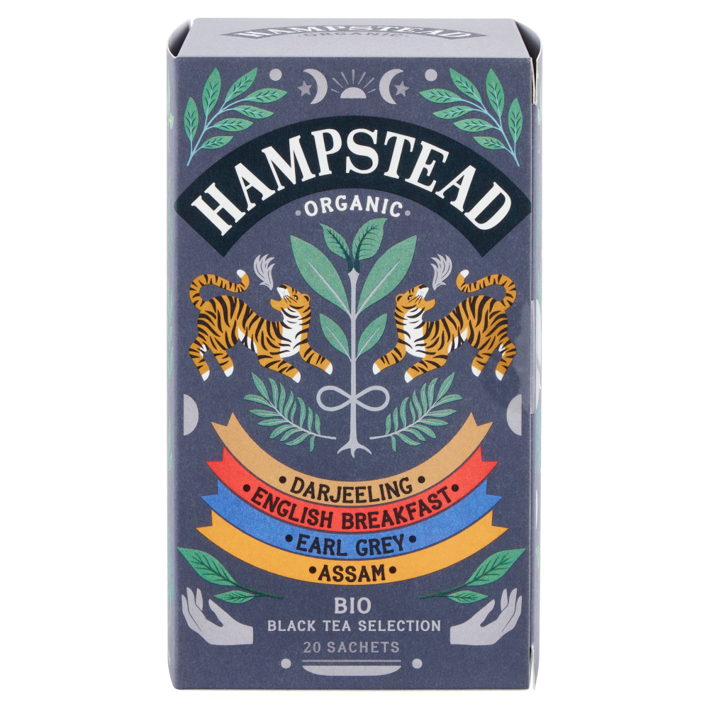 Hampstead Organic Bio Black Tea Selection 20 Sachets 41,25 g