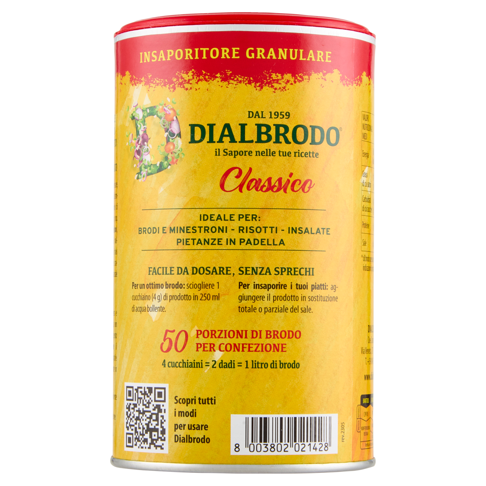 Dialbrodo Insaporitore Granulare Classico 200 g