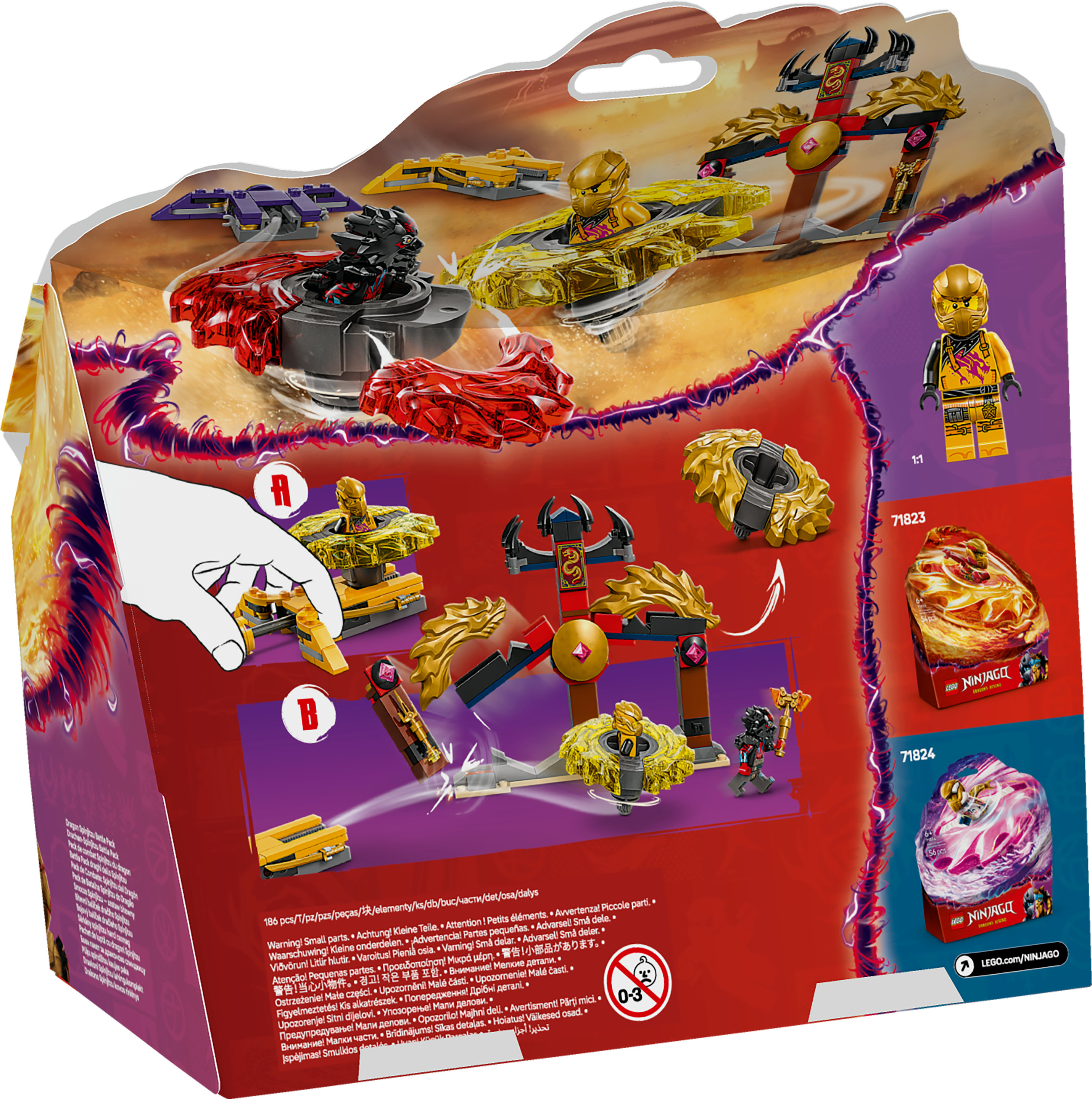 LEGO NINJAGO Battle Pack draghi dello Spinjitzu