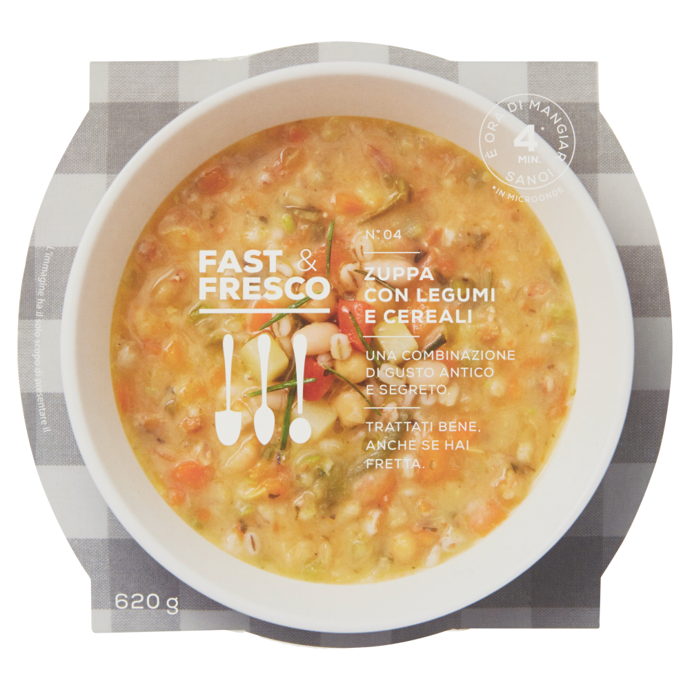 Fast & Fresco N&deg;. 04 Zuppa con Legumi e Cereali 620 g