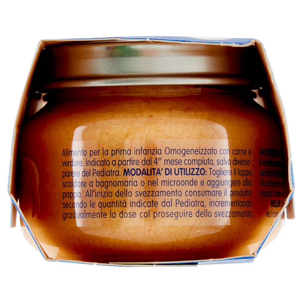 Mellin Maiale e Verdure 100% Naturale Omogeneizzato 2 x 80 g