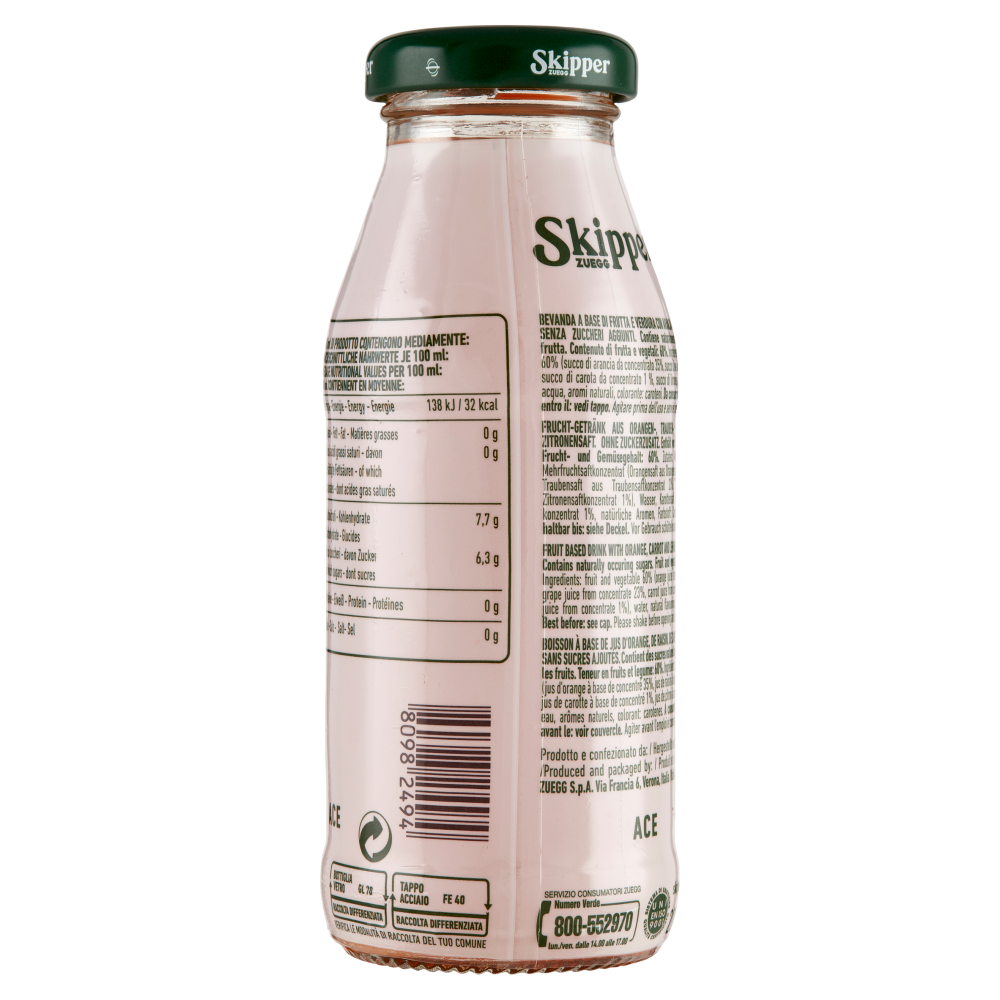 Zuegg Skipper ACE Senza zuccheri aggiunti* 200 ml
