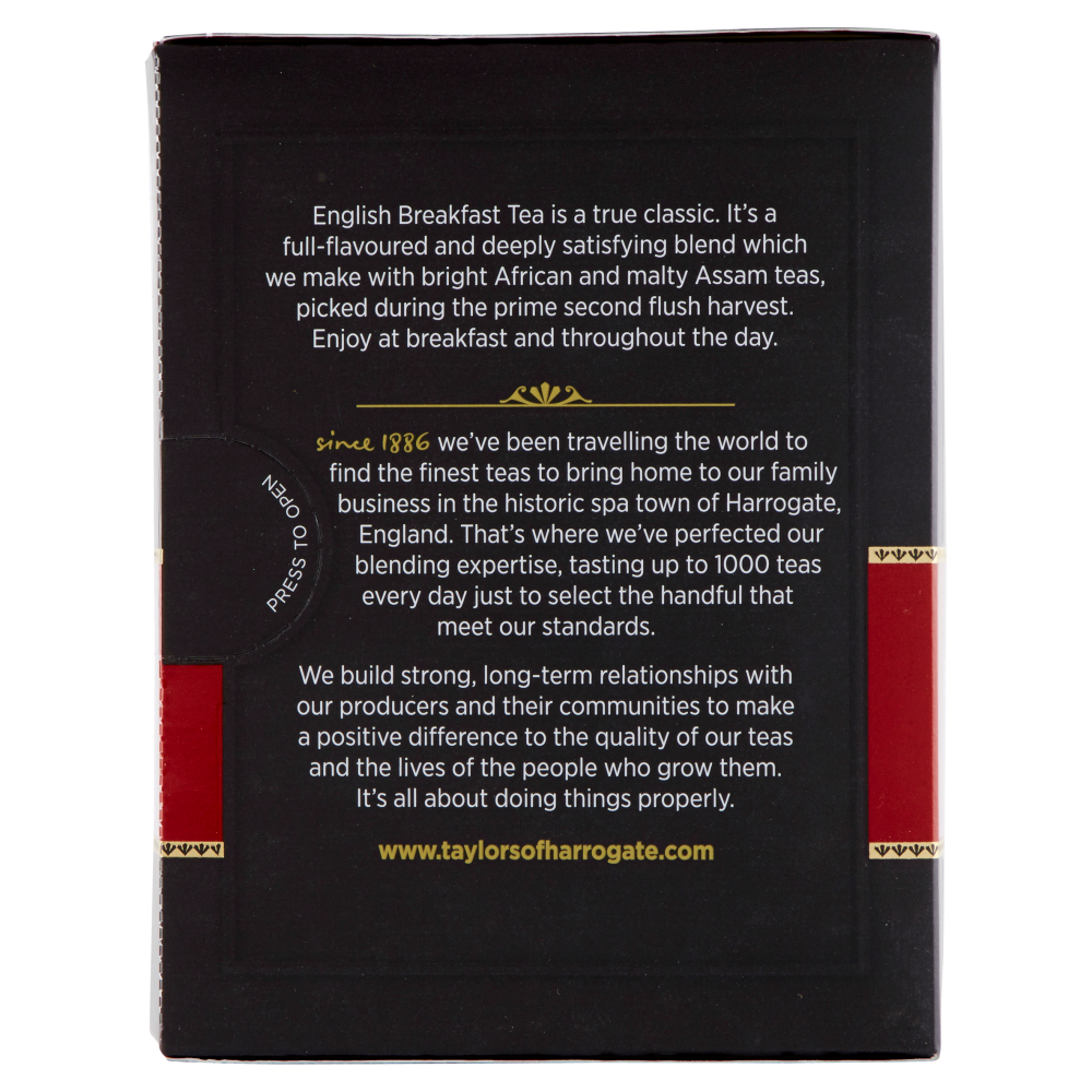 Taylors of Harrogate English Breakfast Tea 20 Tea Bags 50 g