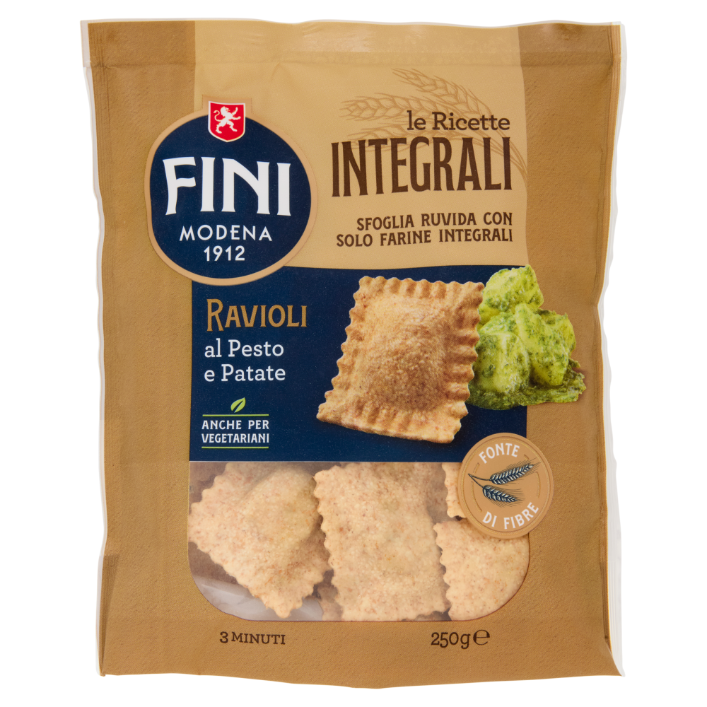 Fini Le Ricette Integrali Ravioli al Pesto e Patate 250 g