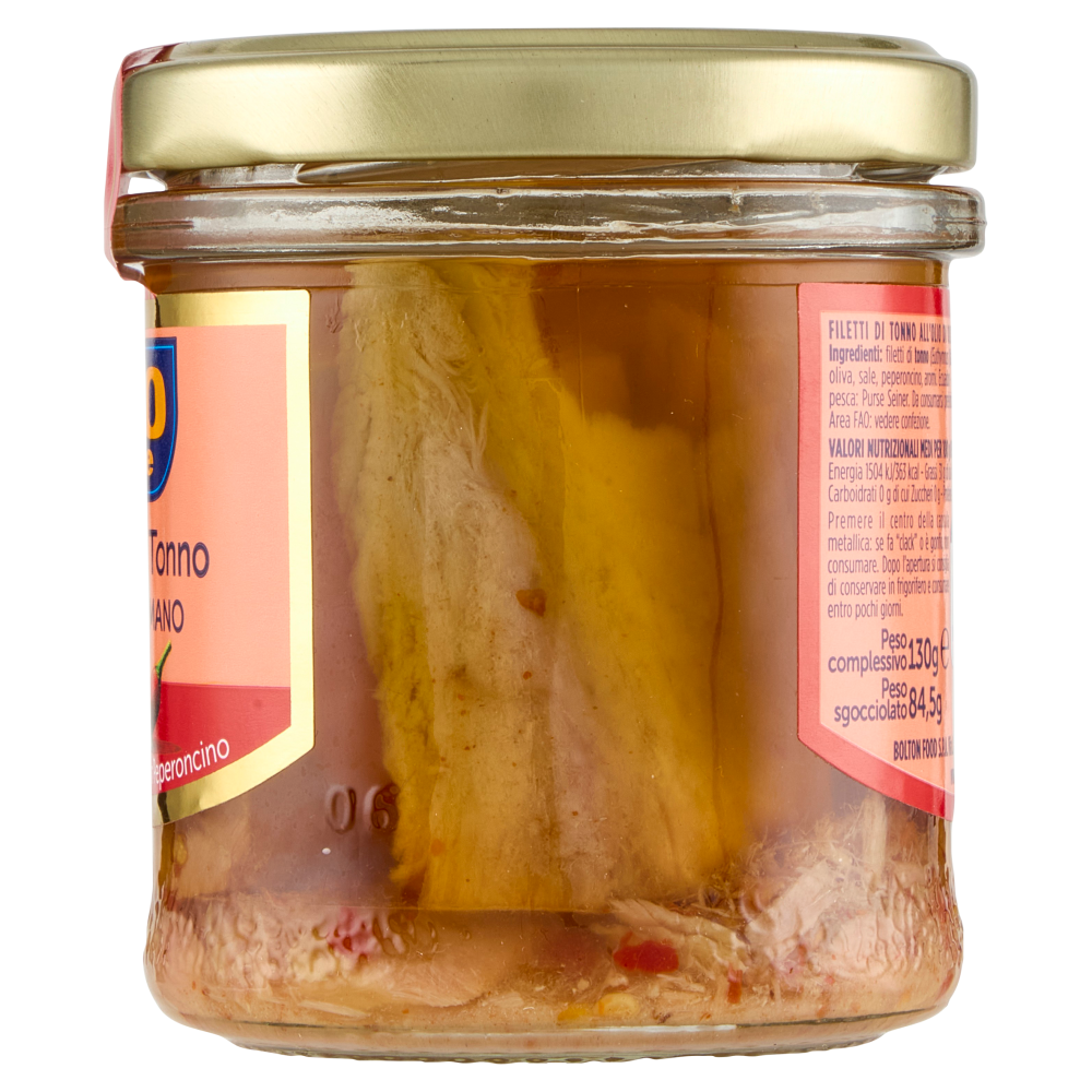 Rio mare i Filettini di Tonno all'Olio di Oliva con Peperoncino 130 g