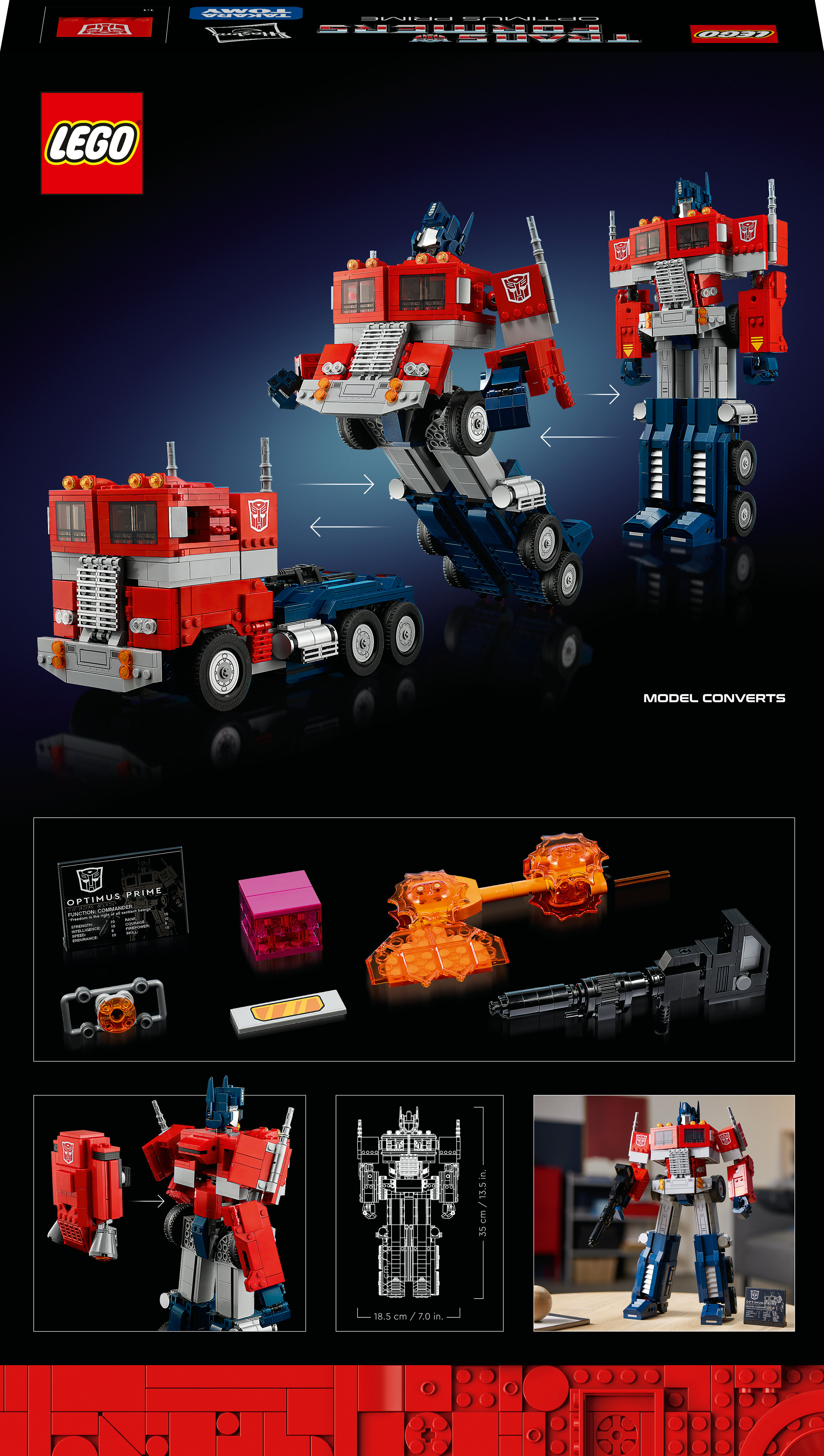 LEGO ICONS Optimus Prime