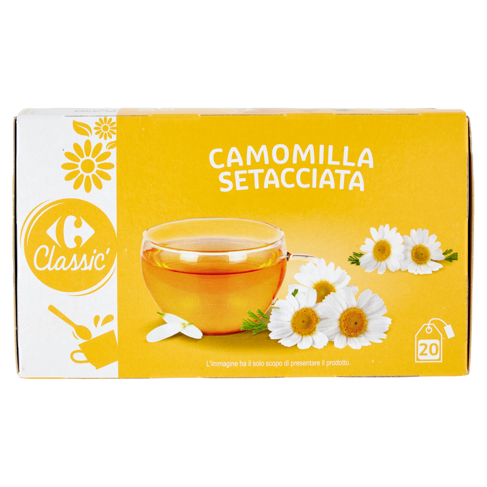 Carrefour Classic Camomilla Setacciata filtri 20 x 1,5 g