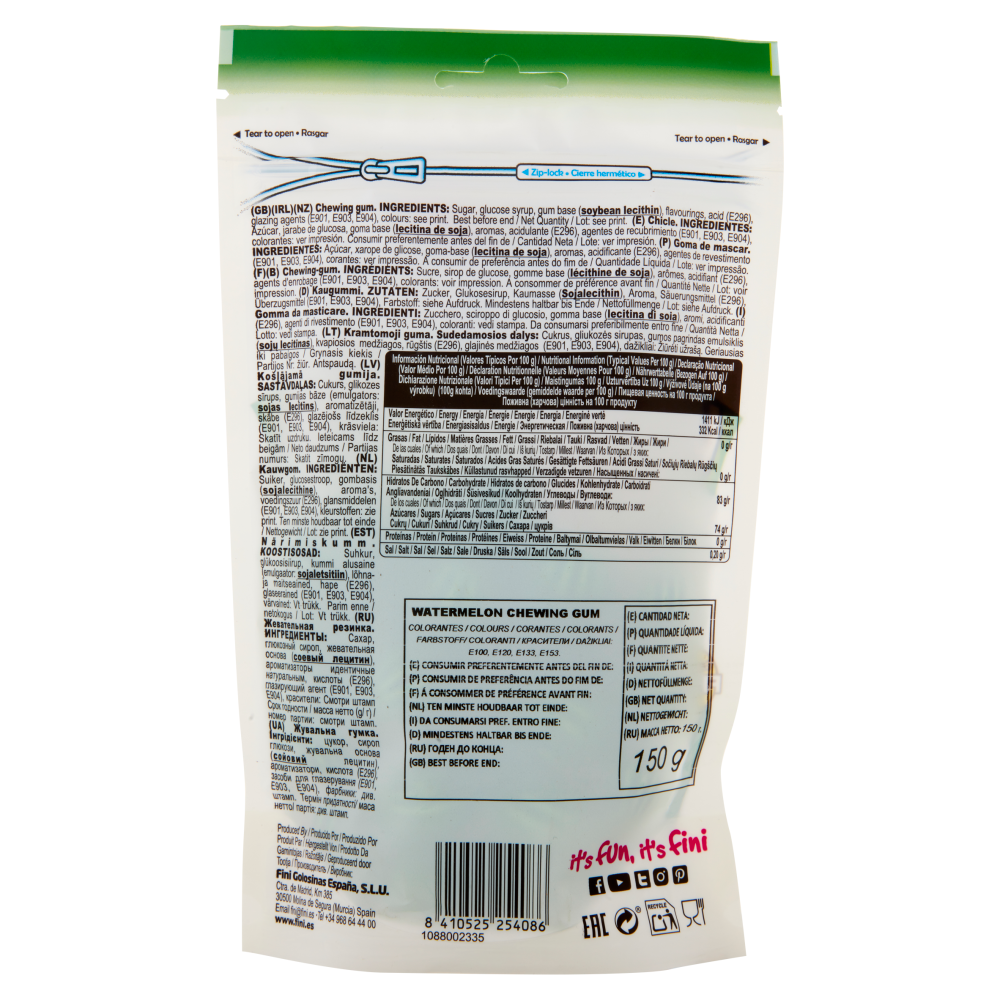 Fini Watermelon Gum 150 g