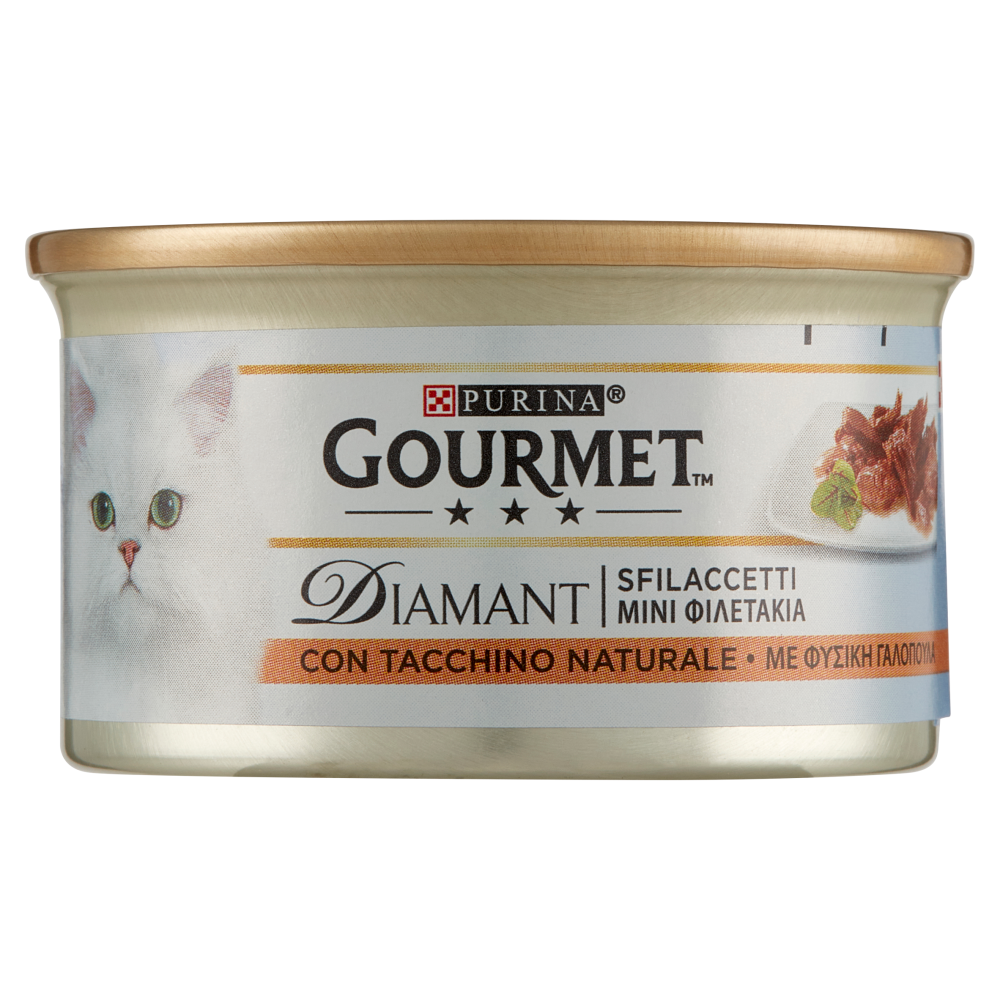 PURINA GOURMET Diamant Sfilaccetti con Tacchino Naturale 85 g